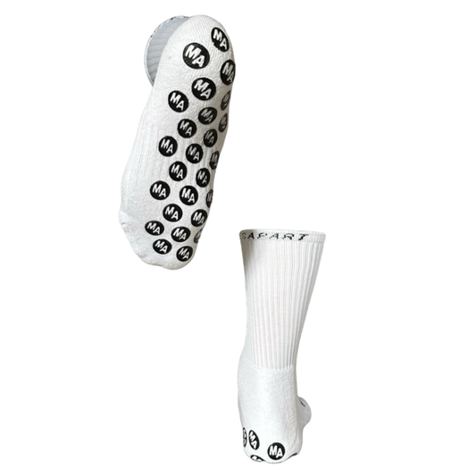 White Grip Socks